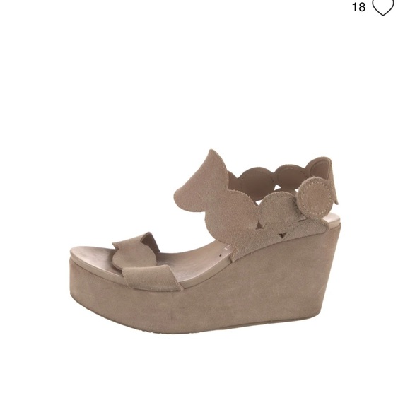 Pedro Garcia Shoes - Pedro Garcia tan suede Platform Sandals